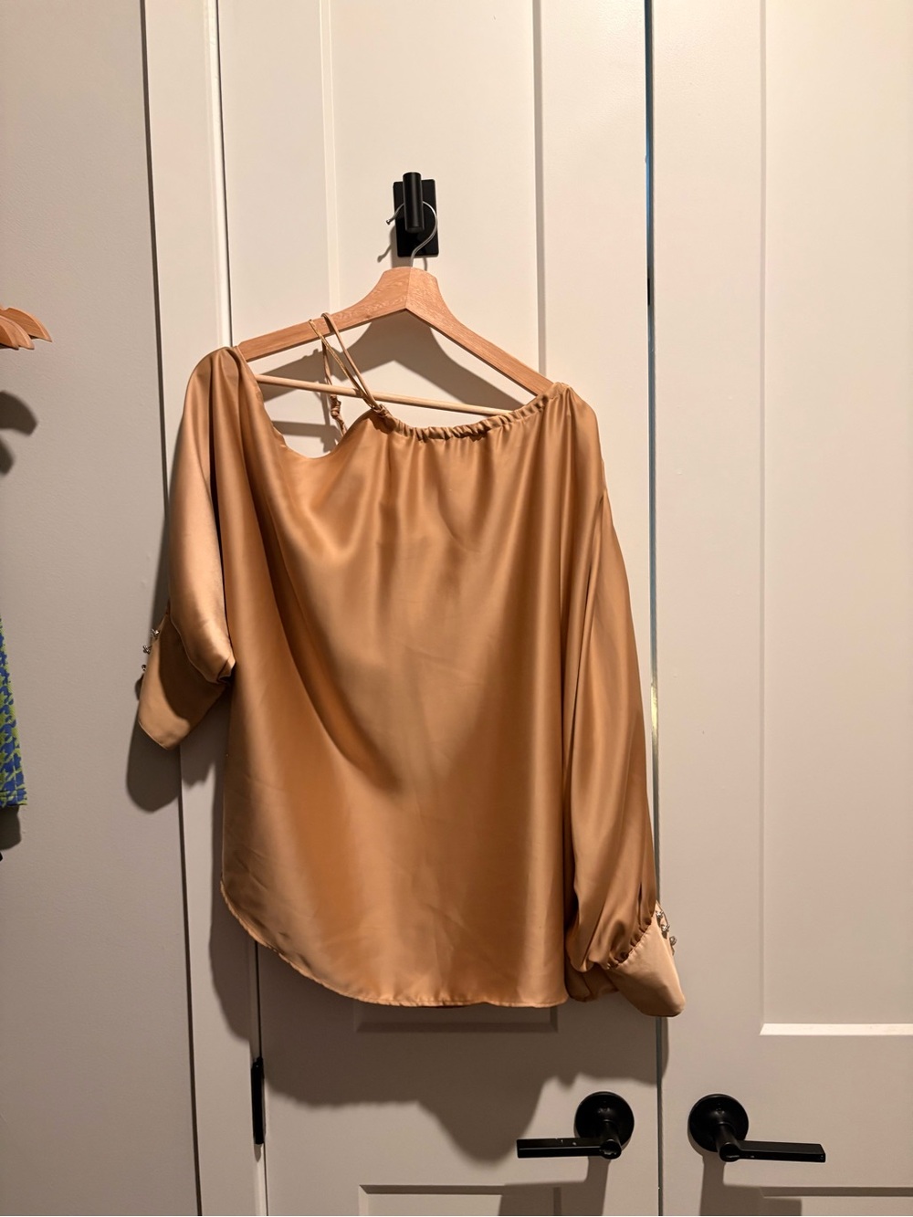Zara draped blouse
